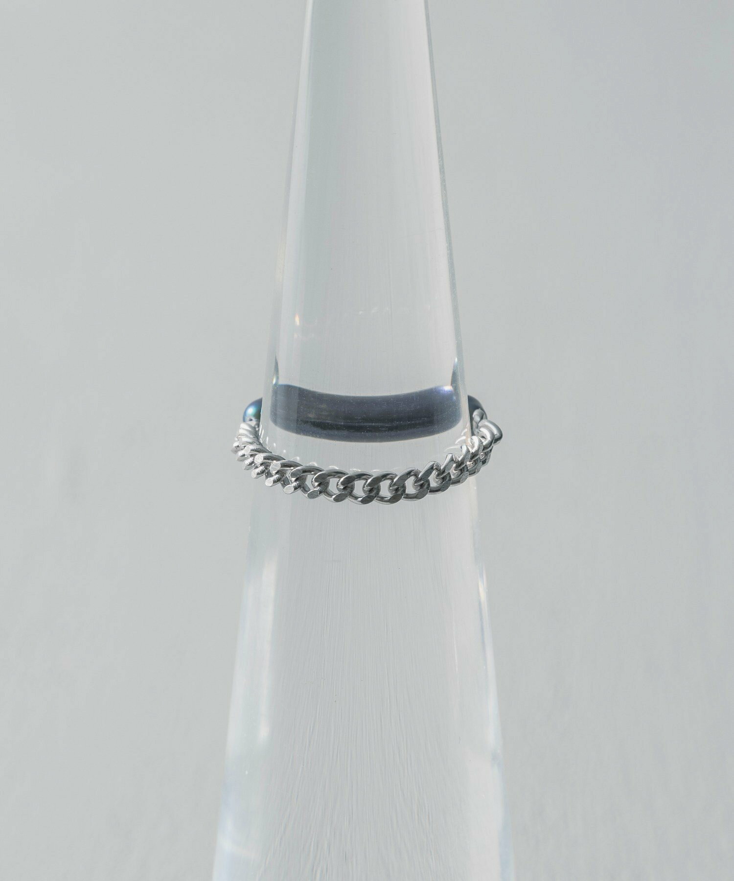 Color Pearl Kahki-Graysh Perple Ring